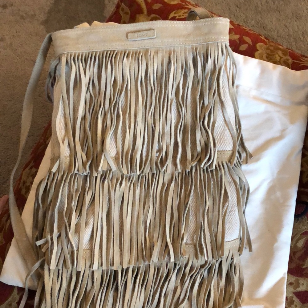 Toms Suede Crossbody Purse